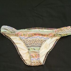 Victoria's Secret The Knockout Patterned Bikini Bottom - Pastel Multicolor